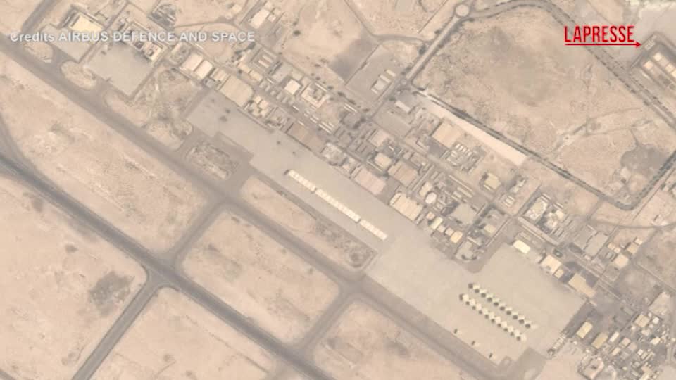 Emirati Arabi Uniti, le immagini satellitari dei danni alla base aerea utilizzata dagli Usa