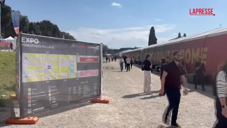 Roma, Gualtieri inaugura l’Expo Village al Circo Massimo dedicato alla Maratona