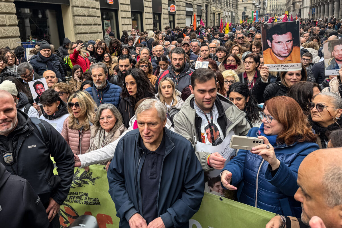 Mafia, oltre 50mila persone al corteo di Libera a Torino per la Giornata della Memoria