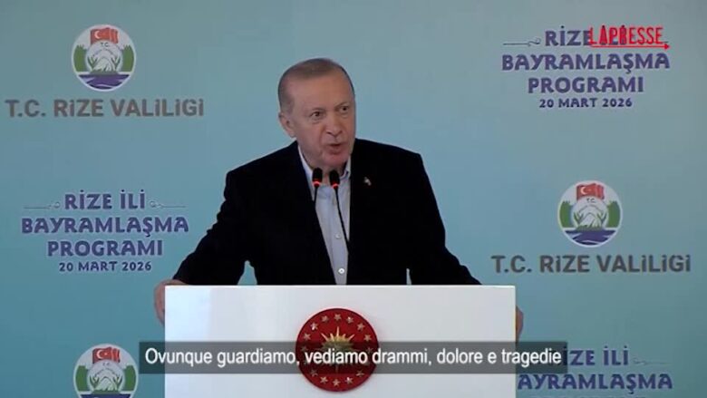 Iran, Erdogan: "Terrore di Netanyahu minaccia la pace globale"