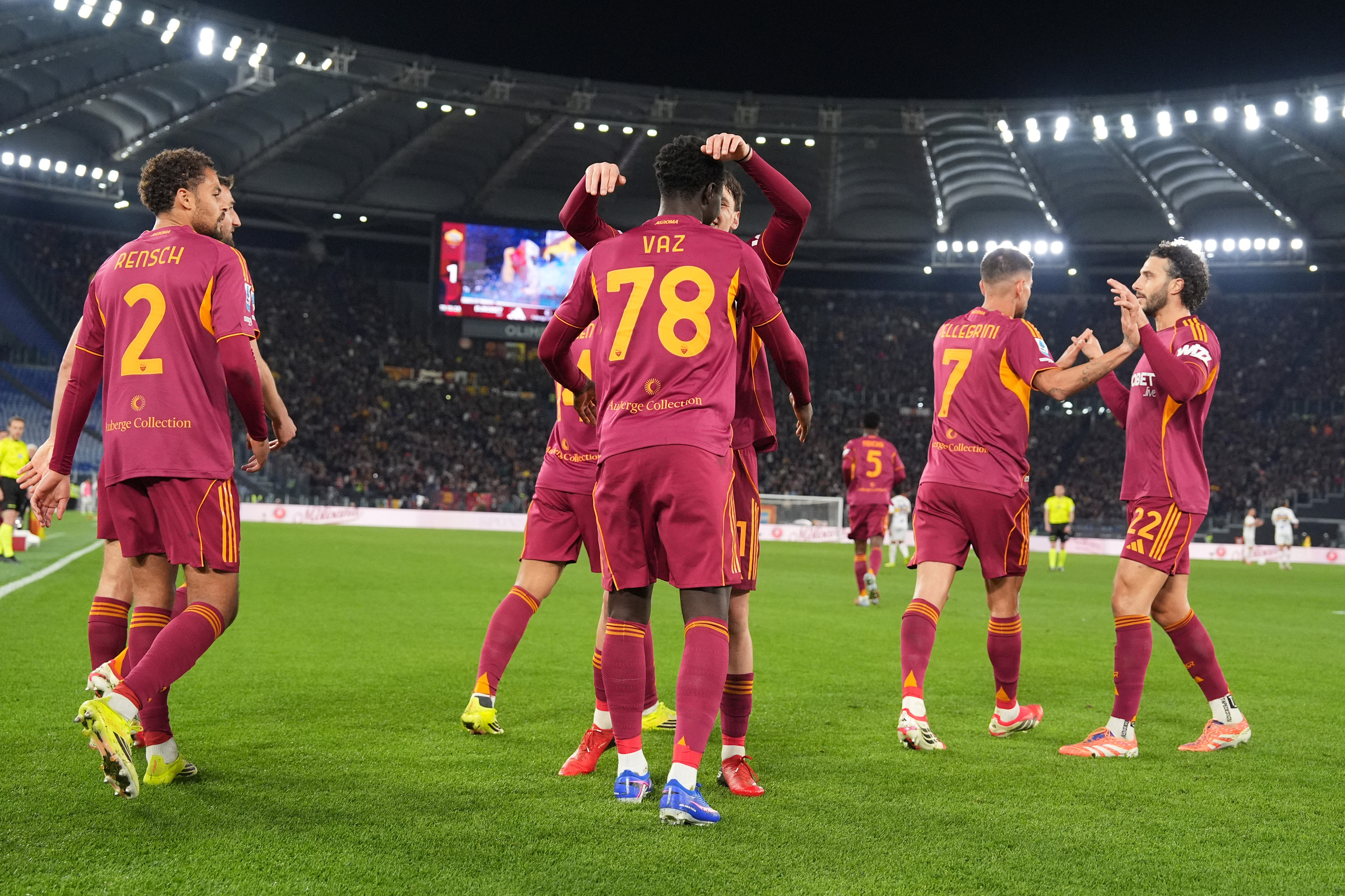 Serie A, Roma-Lecce 1-0: la decide Robinio Vaz