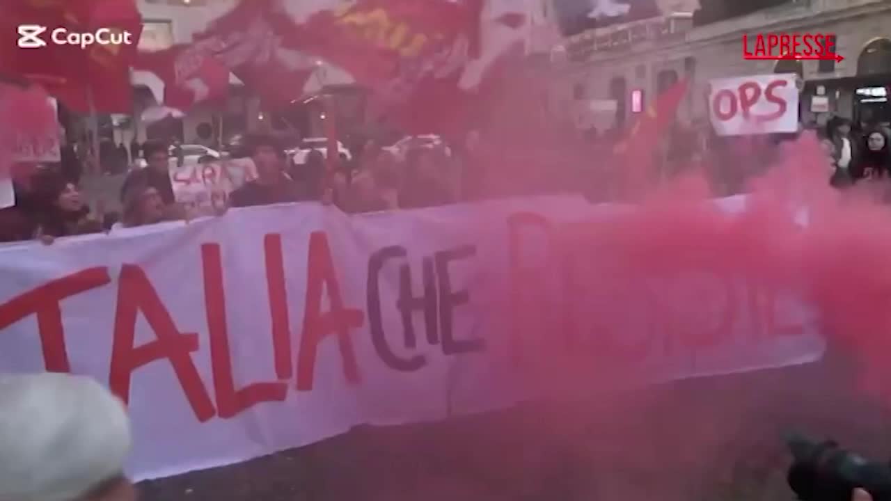 Referendum Giustizia, in corteo per le vie del centro di Roma con i leader del campo largo