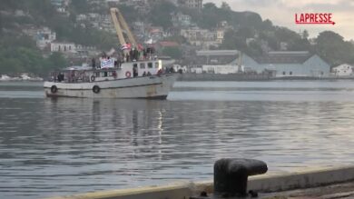 Cuba, 'Nuestra America flotilla' attracca a L’Avana