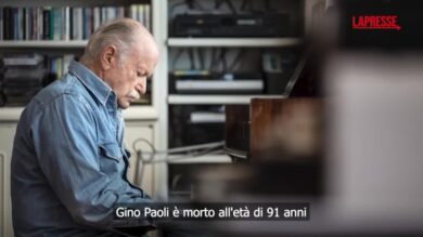 Addio a Gino Paoli, uno dei fondatori della 'scuola genovese'