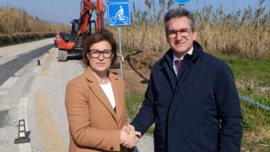 Marche, al via i lavori alla Ciclovia adriatica