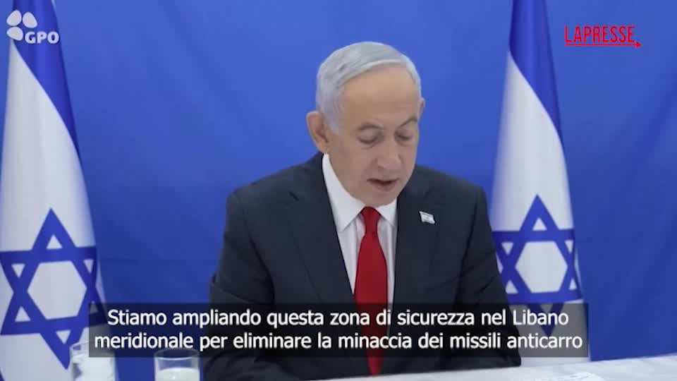Medio Oriente, Netanyahu: "Amplieremo zona di sicurezza in Libano" Medio Oriente, Netanyahu: "Amplieremo zona di sicurezza in Libano"