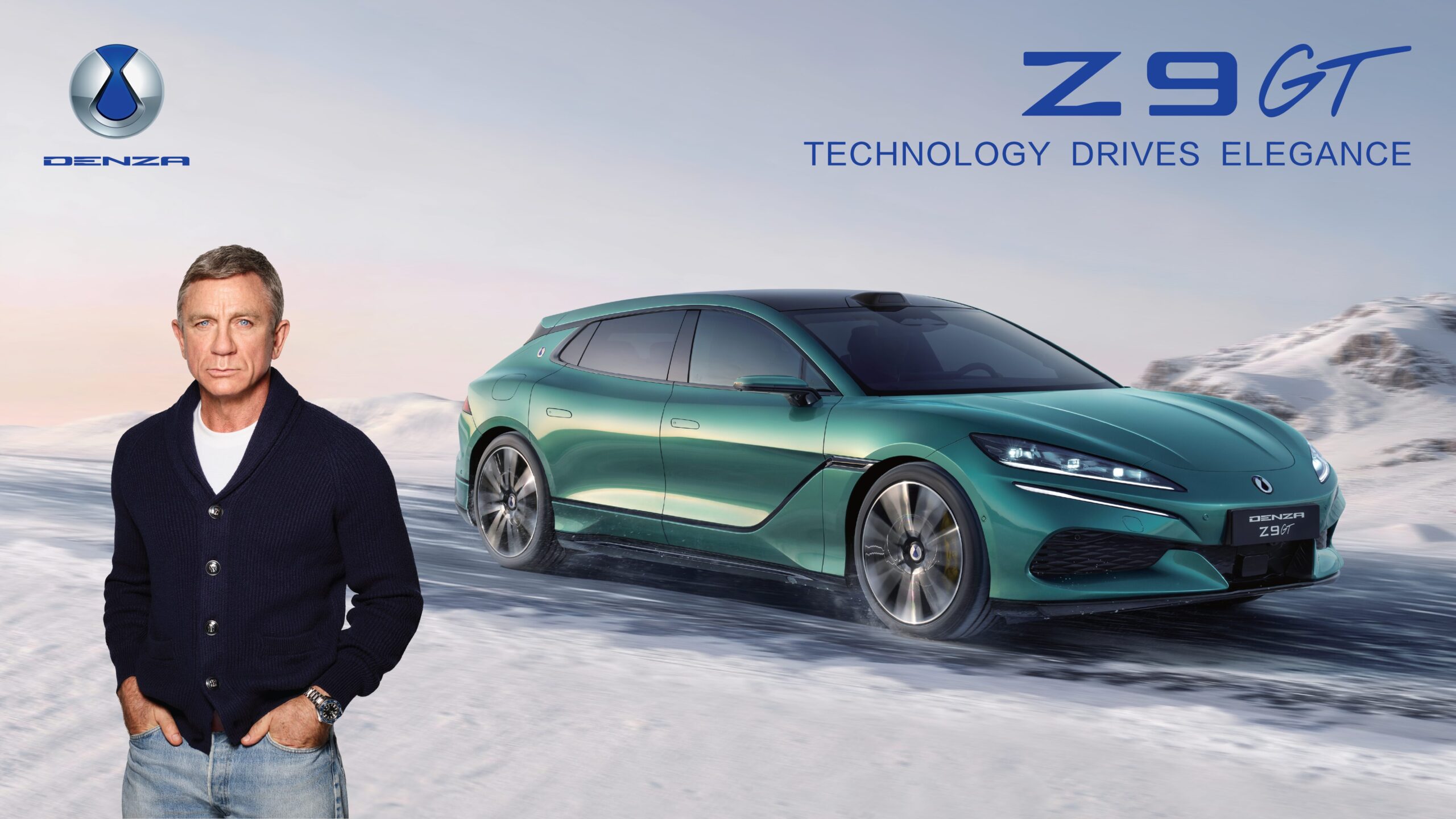 Byd, partnership con Daniel Craig per il lancio della nuova campagna del brand Denza