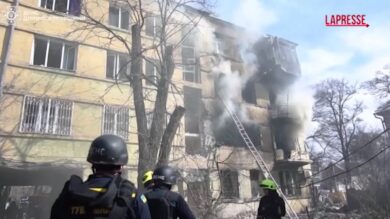 Ucraina, droni russi su Dnipro: cinque feriti