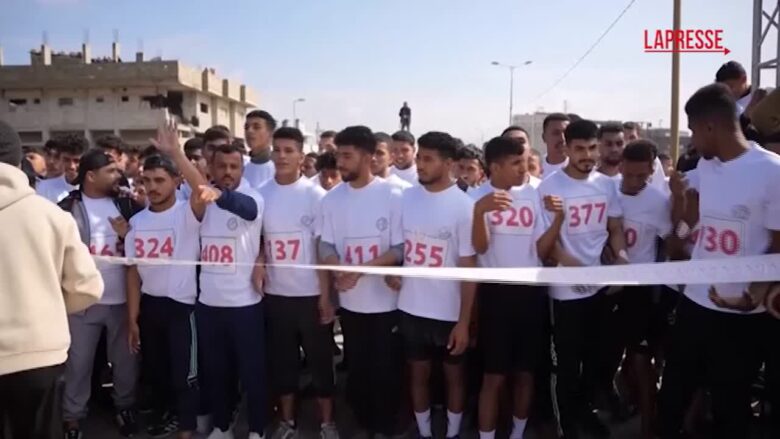 Gaza, la prima “maratona” dopo la guerra