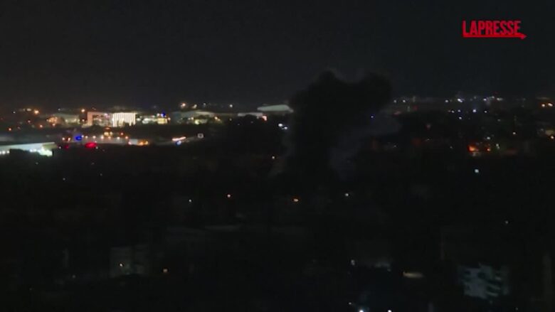 Iran, attacco israeliano su Beirut: le immagini del raid