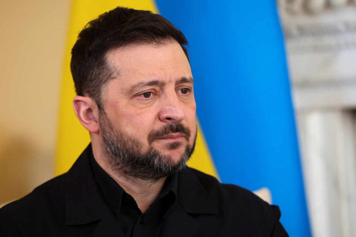 Uno scatto recente del presidente ucraino, Volodymyr Zelensky. (Suzanne Plunkett, Pool Photo via AP)