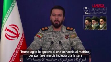 Iran, il portavoce dell'esercito di Teheran: "Trump dimostra di capire solo la lingua della forza"