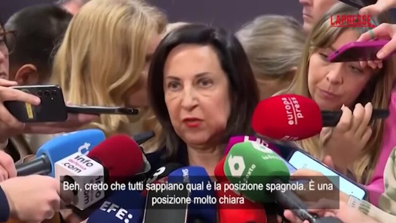 Spagna, ministra Difesa: “Chiuso nostro spazio aereo per azioni legate alla guerra in Iran”
