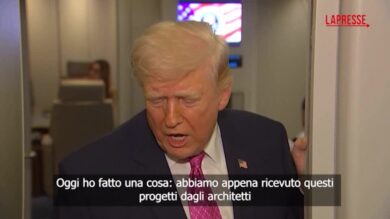 Usa, Donald Trump mostra i rendering della nuova ala est della Casa Bianca