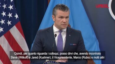 Iran, Hegseth: "Colloqui attivi e concreti, per ora negoziamo con le bombe"