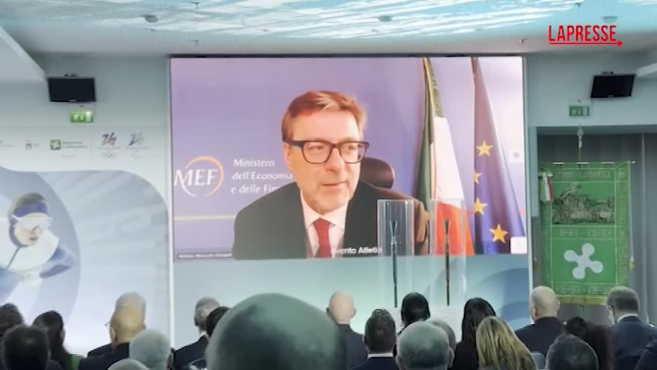 Milano Cortina 2026, Giorgetti: "Dopo le Olimpiadi è scoppiato un grande caos mondiale"