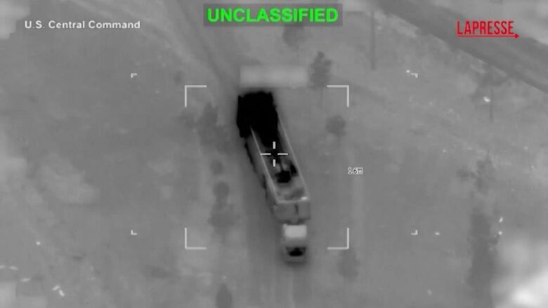 Iran, raid americano su obiettivi militari: il video del Comando Centrale Usa