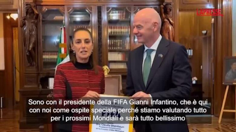 Mondiali 2026, Infantino in Messico: “Torneo sarà una grande festa”