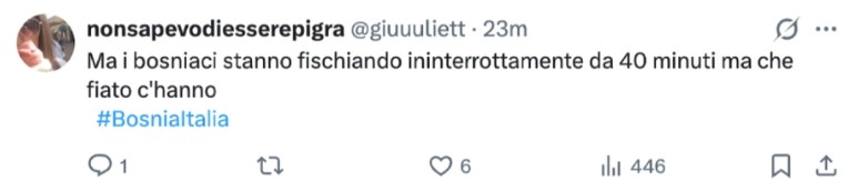 Galleria foto 'Italia fuori dai Mondiali 2026, le reazioni social dopo il ko in Bosnia' - foto 7