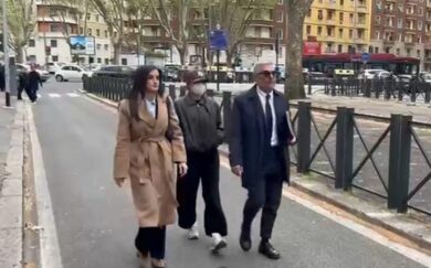 Caso Delmastro, Miriam Caroccia in tribunale a piazzale Clodio per l’interrogatorio
