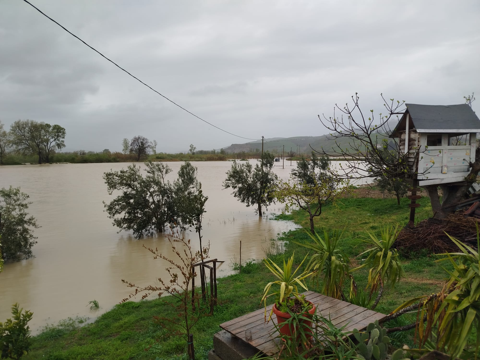 Maltempo in Abruzzo e Molise, allagamenti e disagi: Diga Liscione verso la soglia critica, crolla ponte sulla Fossaltina