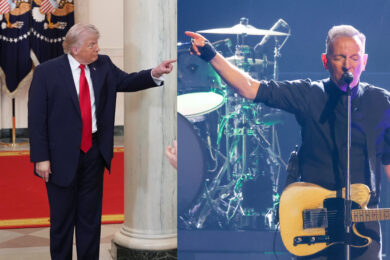 Usa, Trump contro Springsteen: “Perdente che vomita odio, sembra un prugna secca”