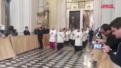 Pasqua, Papa Leone in San Giovanni in Laterano per Messa in Coena Domini