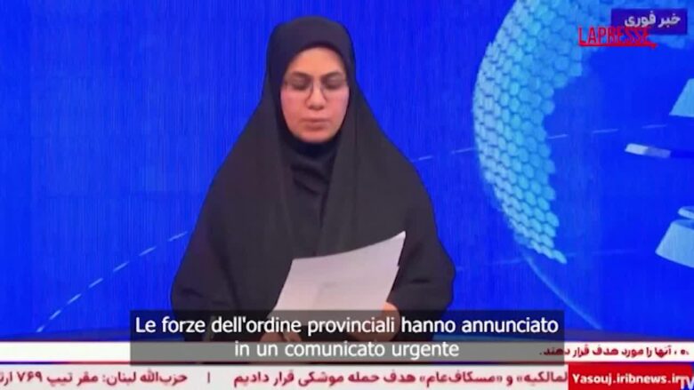 Iran, tv di Stato chiede ai cittadini di collaborare alle ricerche del pilota Usa disperso