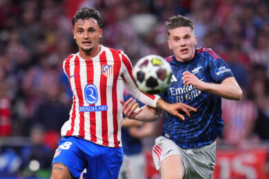 Champions League, finisce 1-1 la semifinale d’andata tra Atletico Madrid e Arsenal