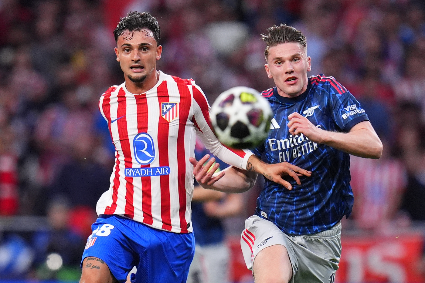 Champions League, finisce 1-1 la semifinale d’andata tra Atletico Madrid e Arsenal