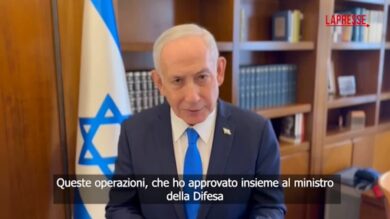 Iran, Netanyahu: "Non attacchiamo popolo iraniano, indeboliamo il regime che lo opprime da 47 anni"