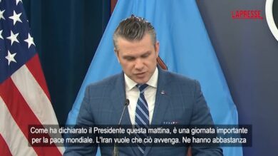 Iran, Hegseth: "Vittoria storica, Iran decimato.  Nessun presidente coraggioso come Trump"