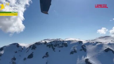 Cilento, spettacolare recupero di due alpinisti dispersi sul monte Cervati