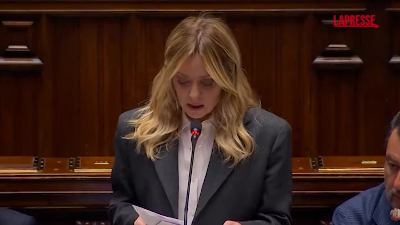 Meloni alla Camera: "Io non scappo dai problemi"