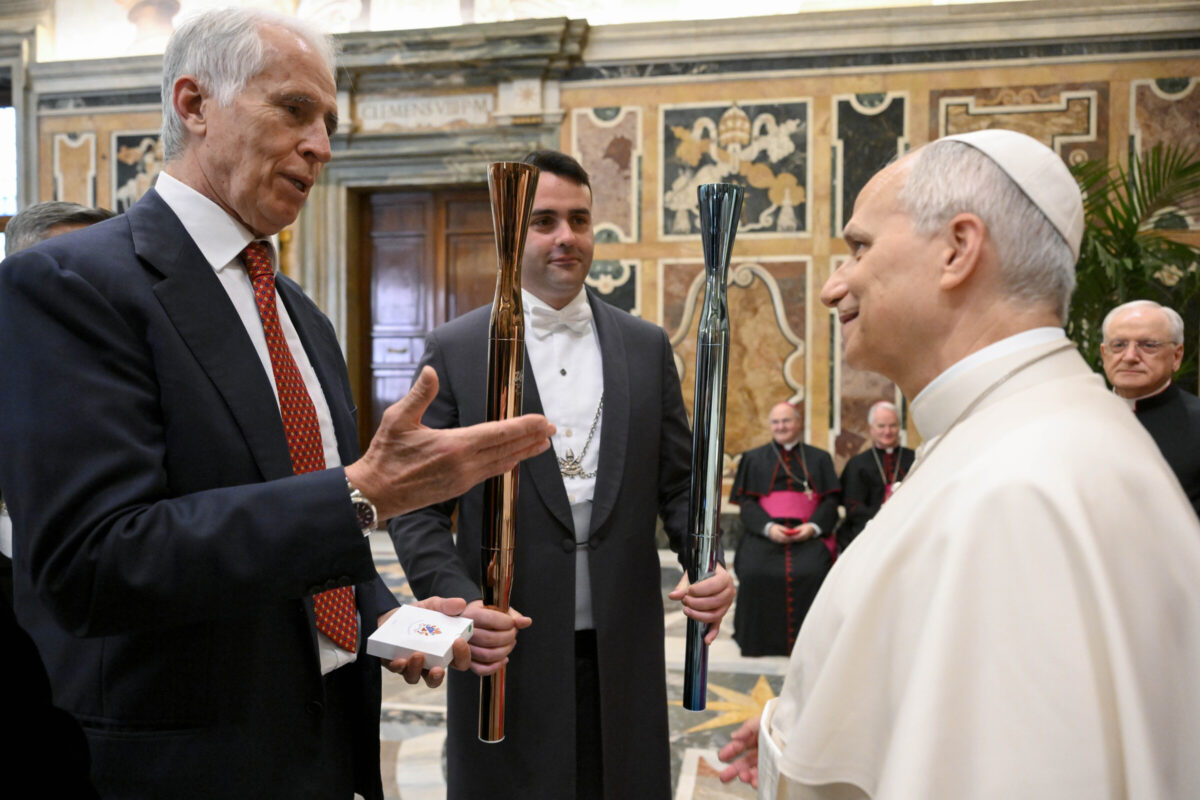 Il Papa incontra gli atleti di Milano Cortina