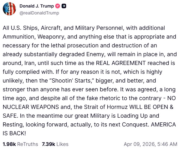 Iran, Trump: “Forze Usa in zona fino al pieno rispetto dell’accordo”. Hezbollah lancia razzi su Israele – La diretta