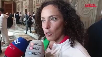 Milano Cortina, Federica Brignone da Papa Leone XIV: "Una di quelle giornate che rimangono"