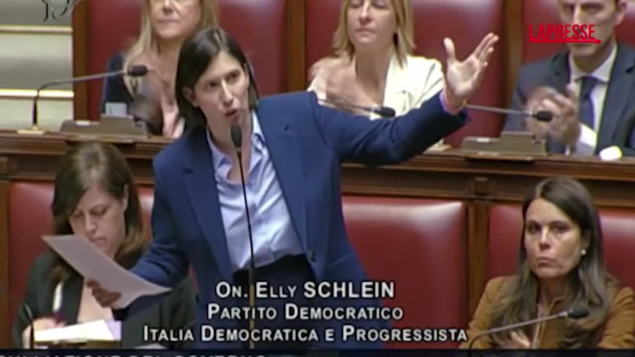 Schlein a Meloni: "Non riuscite a dire a Trump e Netanyahu che devono fermarsi"