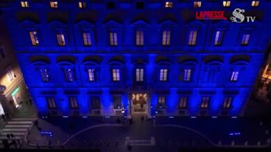 Giornata mondiale del Parkinson, Palazzo Madama in blu a sostegno dei malati