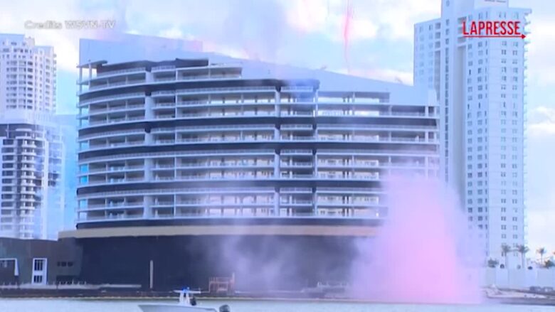 Usa, demolito il Mandarin Oriental Miami: in pochi secondi scompare completamente
