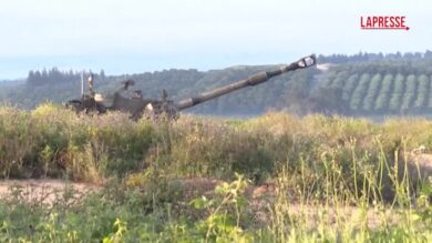 Libano, i video del conflitto con Israele: decine di carrarmati schierati al confine