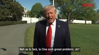 Iran, Trump: "Se la Cina invierà armi a Teheran si ritroverà in grossi guai"