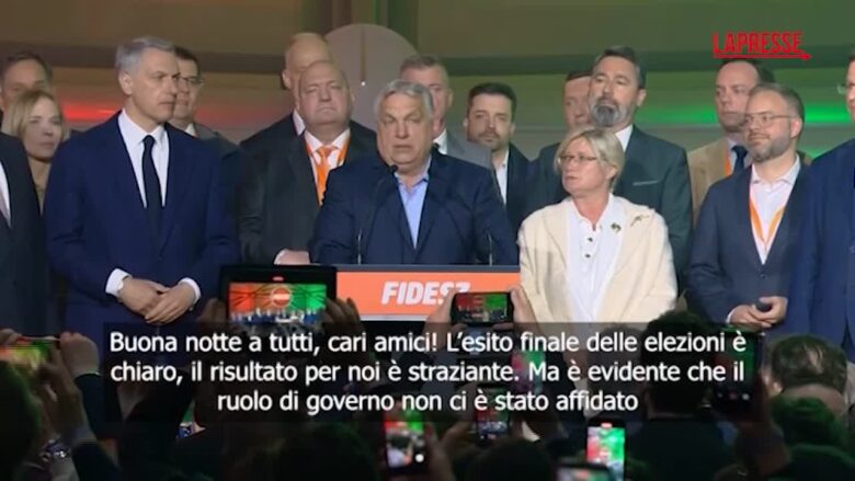 Ungheria, Orbán riconosce la sconfitta: "Un risultato straziante"