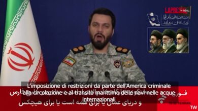 Iran, il portavoce dell'esercito: "Nessun porto sarà al sicuro"