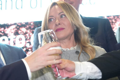 Giorgia Meloni oggi al Vinitaly – Le foto