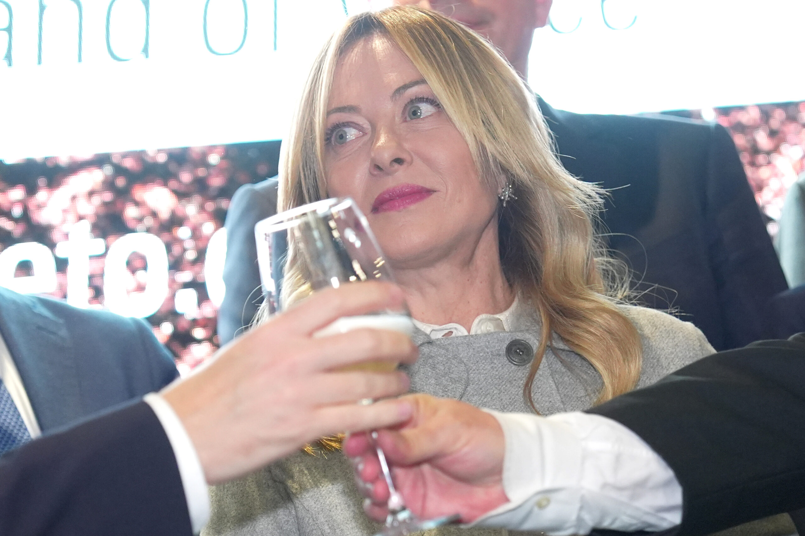 Giorgia Meloni oggi al Vinitaly – Le foto