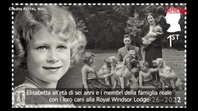 Regno Unito, i nuovi francobolli emessi in occasione del centenario della regina Elisabetta II
