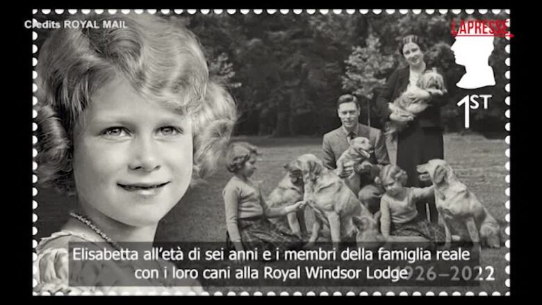 Regno Unito, i nuovi francobolli emessi in occasione del centenario della regina Elisabetta II