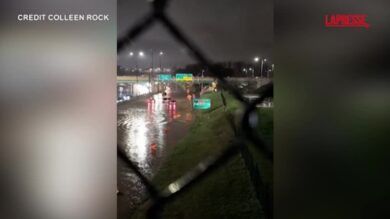 Alluvioni in Wisconsin: automobilisti intrappolati in autostrada