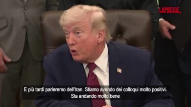 Iran, Trump: "Colloqui ottimi, sta andando tutto per il meglio"